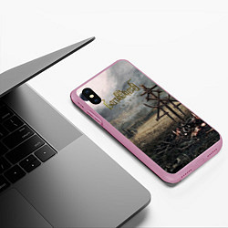 Чехол iPhone XS Max матовый Lorna Shore - Immortal, цвет: 3D-розовый — фото 2