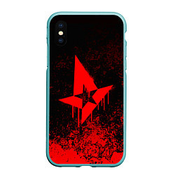 Чехол iPhone XS Max матовый ASTRALIS, цвет: 3D-мятный