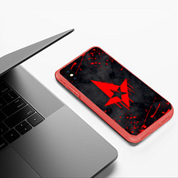 Чехол iPhone XS Max матовый ASTRALIS, цвет: 3D-красный — фото 2