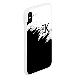 Чехол iPhone XS Max матовый ЕГОР КРИД, цвет: 3D-белый — фото 2