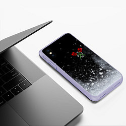 Чехол iPhone XS Max матовый Payton Moormeier, цвет: 3D-светло-сиреневый — фото 2