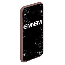 Чехол iPhone XS Max матовый EMINEM, цвет: 3D-коричневый — фото 2