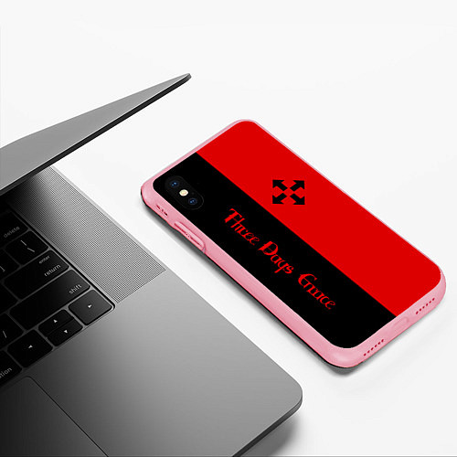 Чехол iPhone XS Max матовый Three Days Grace / 3D-Баблгам – фото 3