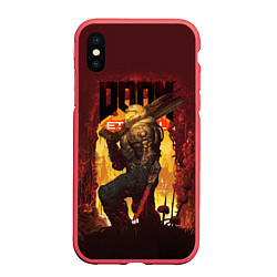 Чехол iPhone XS Max матовый Doom Eternal