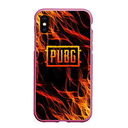 Чехол iPhone XS Max матовый PUBG