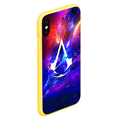 Чехол iPhone XS Max матовый ASSASSINS CREED, цвет: 3D-желтый — фото 2