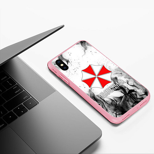 Чехол iPhone XS Max матовый UMBRELLA CORP / 3D-Баблгам – фото 3