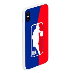 Чехол iPhone XS Max матовый NBA Kobe Bryant, цвет: 3D-белый — фото 2