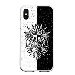 Чехол iPhone XS Max матовый Hollow Knight, цвет: 3D-белый