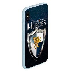 Чехол iPhone XS Max матовый Heroes of Might and Magic, цвет: 3D-голубой — фото 2