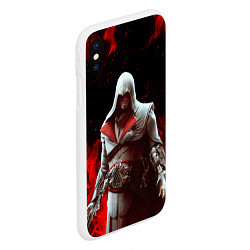 Чехол iPhone XS Max матовый ASSASSINS CREED, цвет: 3D-белый — фото 2