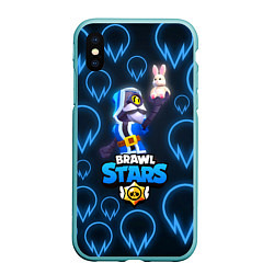 Чехол iPhone XS Max матовый Brawl Stars Wizard Barley