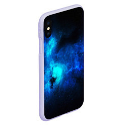 Чехол iPhone XS Max матовый КОСМОС STAR, цвет: 3D-светло-сиреневый — фото 2