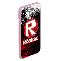 Чехол iPhone XS Max матовый ROBLOX, цвет: 3D-розовый — фото 2