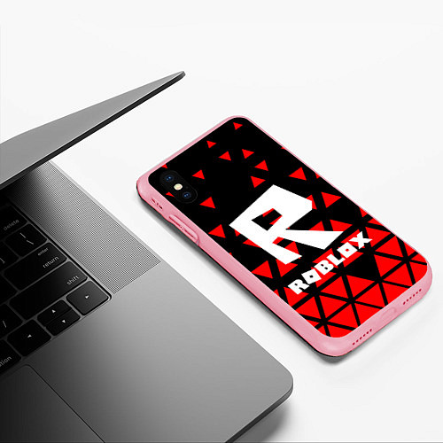 Чехол iPhone XS Max матовый Roblox / 3D-Баблгам – фото 3