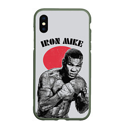 Чехол iPhone XS Max матовый Iron Mike