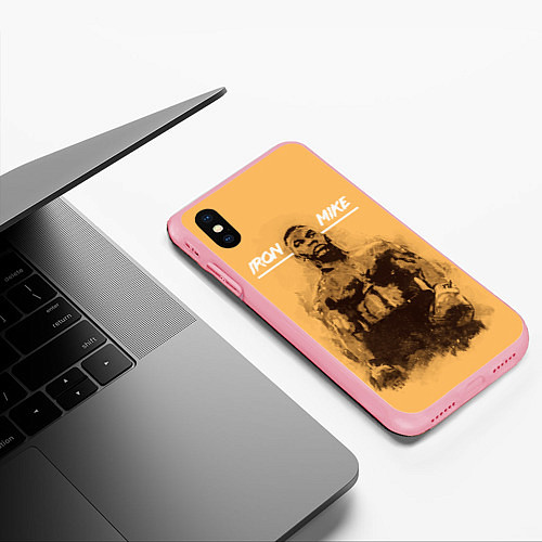 Чехол iPhone XS Max матовый Iron Mike / 3D-Баблгам – фото 3