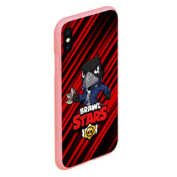 Чехол iPhone XS Max матовый Brawl Stars CROW, цвет: 3D-баблгам — фото 2