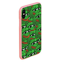 Чехол iPhone XS Max матовый Pepe The Frog, цвет: 3D-баблгам — фото 2