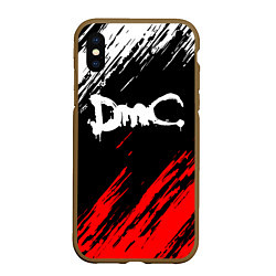 Чехол iPhone XS Max матовый DEVIL MAY CRY DMC, цвет: 3D-коричневый