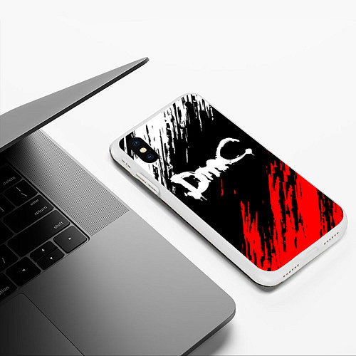 Чехол iPhone XS Max матовый DEVIL MAY CRY DMC / 3D-Белый – фото 3