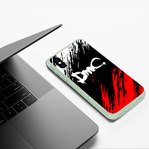 Чехол iPhone XS Max матовый DEVIL MAY CRY DMC / 3D-Салатовый – фото 3