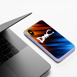 Чехол iPhone XS Max матовый DEVIL MAY CRY DMC, цвет: 3D-светло-сиреневый — фото 2
