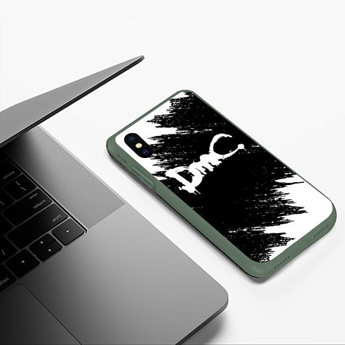 Чехол iPhone XS Max матовый DEVIL MAY CRY DMC / 3D-Темно-зеленый – фото 3