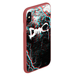 Чехол iPhone XS Max матовый DEVIL MAY CRY DMC, цвет: 3D-красный — фото 2