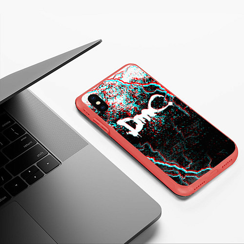 Чехол iPhone XS Max матовый DEVIL MAY CRY DMC / 3D-Красный – фото 3