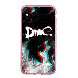 Чехол iPhone XS Max матовый DEVIL MAY CRY DMC, цвет: 3D-розовый