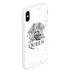 Чехол iPhone XS Max матовый QUEEN, цвет: 3D-белый — фото 2