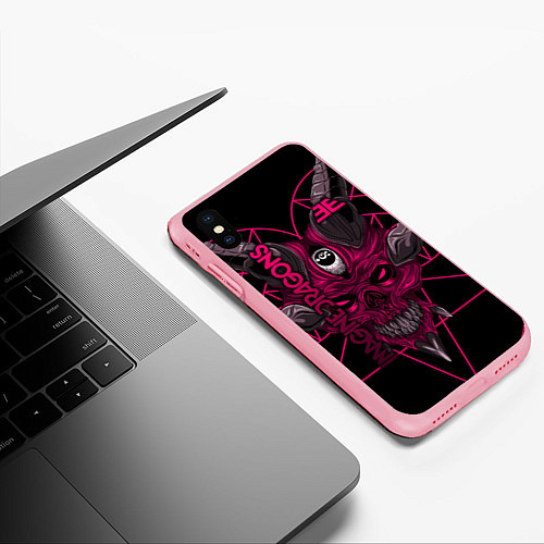 Чехол iPhone XS Max матовый Imagine Dragons / 3D-Баблгам – фото 3
