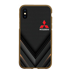 Чехол iPhone XS Max матовый MITSUBISHI