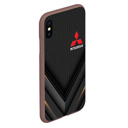 Чехол iPhone XS Max матовый MITSUBISHI, цвет: 3D-коричневый — фото 2