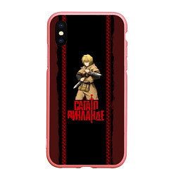 Чехол iPhone XS Max матовый Vinland saga Thorfinn, цвет: 3D-баблгам