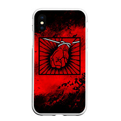 Чехол iPhone XS Max матовый Metallica