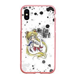 Чехол iPhone XS Max матовый Sailor Moon We can do it!, цвет: 3D-баблгам