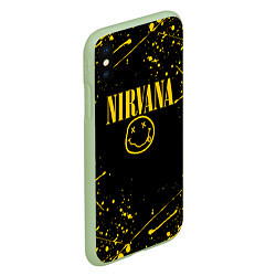 Чехол iPhone XS Max матовый NIRVANA, цвет: 3D-салатовый — фото 2