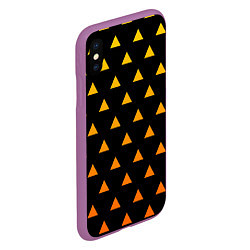 Чехол iPhone XS Max матовый ЗЕНИЦУ КИМОНО, цвет: 3D-фиолетовый — фото 2
