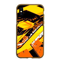 Чехол iPhone XS Max матовый Bona Fide, цвет: 3D-коричневый