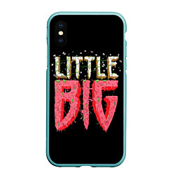 Чехол iPhone XS Max матовый Little Big, цвет: 3D-мятный