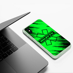 Чехол iPhone XS Max матовый NILETTO, цвет: 3D-салатовый — фото 2