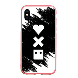 Чехол iPhone XS Max матовый LOVE DEATH ROBOTS LDR, цвет: 3D-баблгам