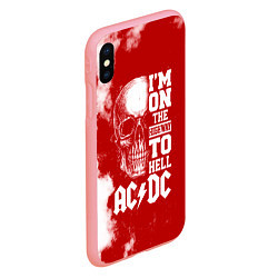 Чехол iPhone XS Max матовый I'm on the highway to hell ACDC, цвет: 3D-баблгам — фото 2