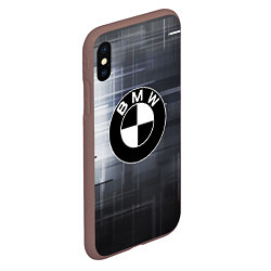 Чехол iPhone XS Max матовый BMW, цвет: 3D-коричневый — фото 2