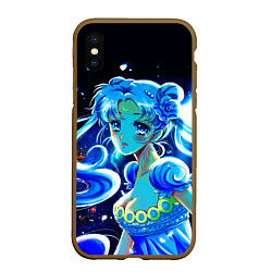 Чехол iPhone XS Max матовый СЕЙЛОР МУН, цвет: 3D-коричневый