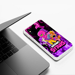 Чехол iPhone XS Max матовый BRAWL STARS TARA, цвет: 3D-белый — фото 2