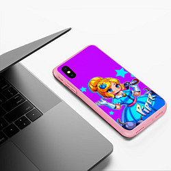 Чехол iPhone XS Max матовый PIPER, цвет: 3D-баблгам — фото 2