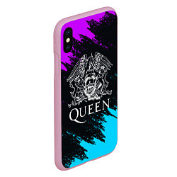 Чехол iPhone XS Max матовый QUEEN, цвет: 3D-розовый — фото 2